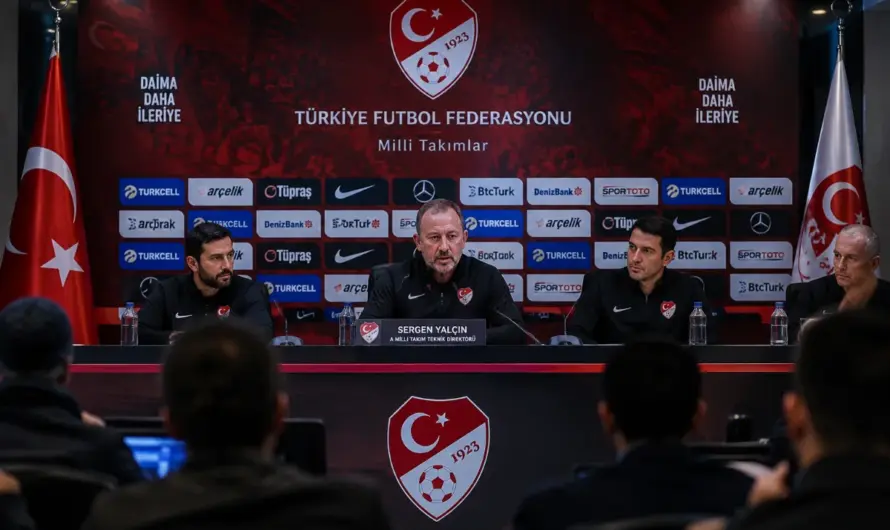 A Milli Takım’da Sergen Yalçın Dönemi: Yeni Teknik Heyet Şekillendi